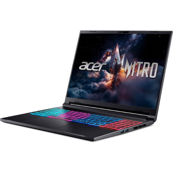 Фото - Ноутбук ігровий Acer Nitro V 16S ANV16S-71-5024 (NH.U27EU.009) Obsidian Black