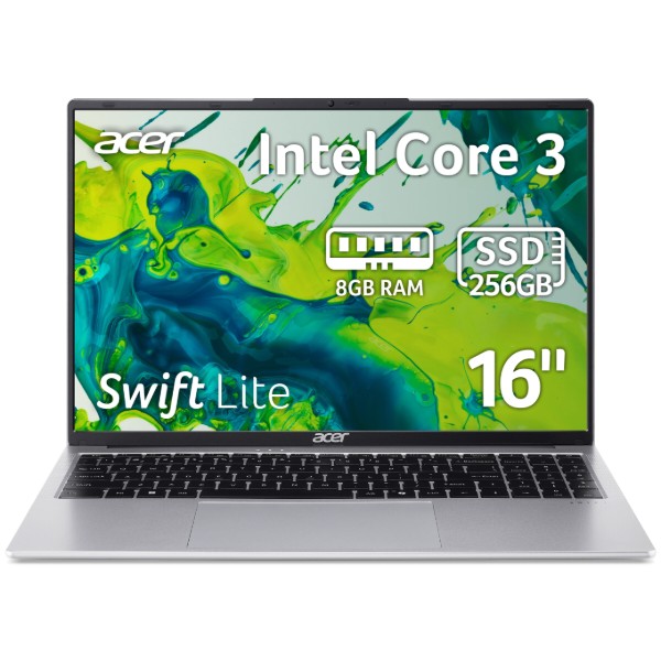 Фото - Ноутбук Acer Swift Lite SFL16-31P (NX.D4VEU.001) Light Silver