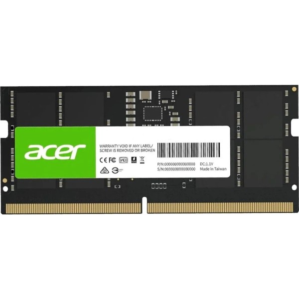 Фото - Пам'ять DDR Acer SoDIMM 8Gb DDR4 5600 MHz (BL.9BWWA.487)