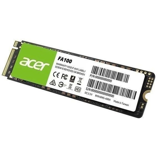Фото - SSD-накопитель внутренний Acer SSD 256GB FA100 M.2 2280 NVMe 1.4 PCIe Gen 3x4 3D NAND (BL.9BWWA.118)