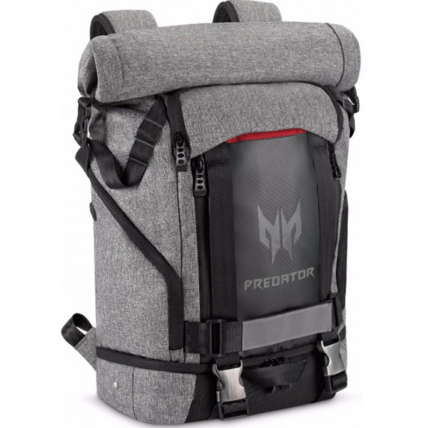 Фото - Рюкзак для ноутбуку Acer Predator Gaming Rolltop Backpack PBG6A0 Gray-Black (NP.BAG1A.255)