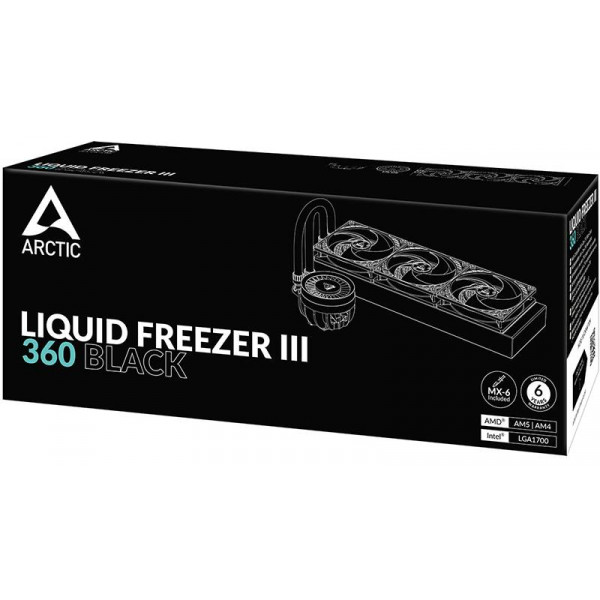 Фото - Водяна система охолодження ARCTIC Liquid Freezer III 360 Black (ACFRE00136A)