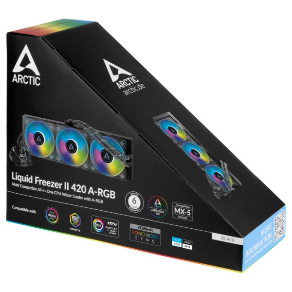 Фото - Водяная система охлаждения ARCTIC Liquid Freezer II 420 A-RGB (ACFRE00109A)