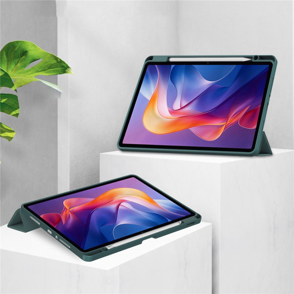 Фото - Чохол для планшета BeCover Soft Edge з кріпленням для стілусу for Xiaomi Redmi Pad 2 11.0" Dark Green (713658)