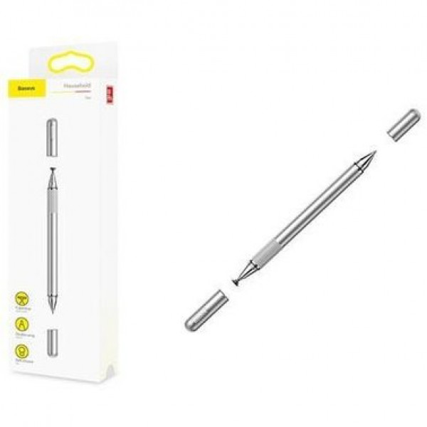 Фото - Уцінка - Стилус Baseus Golden Cudgel Capacitive Silver (ACPCL-0S)