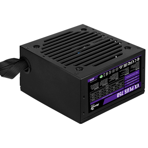 Фото - Блок живлення для ПК AEROCOOL VX Plus Stealth 750 (ACPN-VS75AEY.12)
