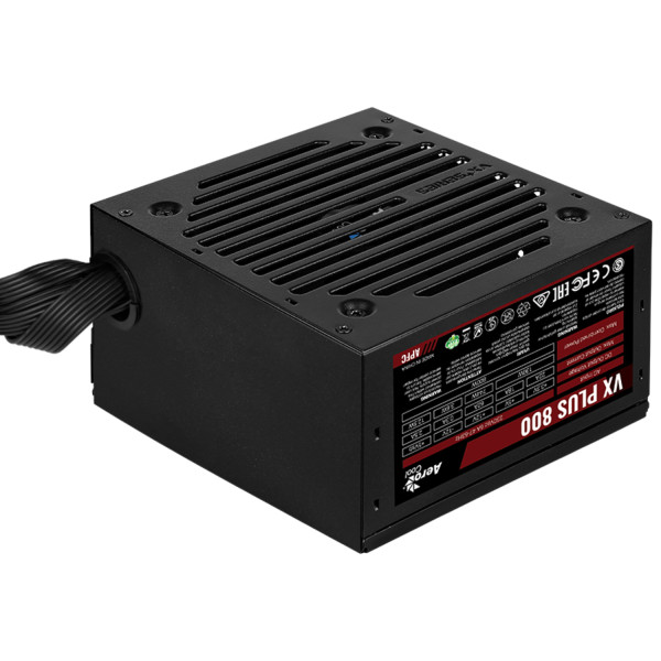 Фото - Блок живлення для ПК AEROCOOL VX Plus Stealth 800 (ACPN-VS80AEY.12)