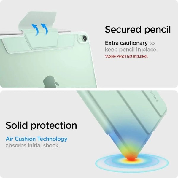Фото - Чехол для планшета Spigen for Apple iPad Air 10.9" (2022 / 2020) Ultra Hybrid Pro Green (ACS02700)