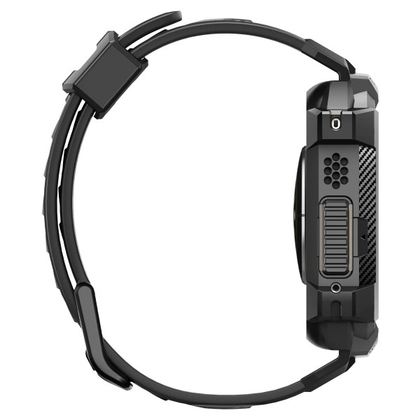 Фото - Ремінець для смарт-годинника Spigen 2в1 for Apple Watch Ultra 49mm Rugged Armor Pro Black (ACS05460)