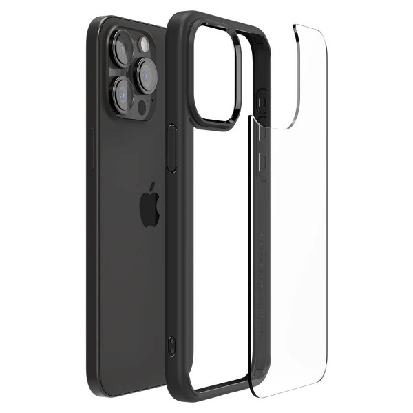 Фото - Чохол для смартфону Spigen for Apple iPhone 15 Pro Max Ultra Hybrid Matte Black (ACS06570)