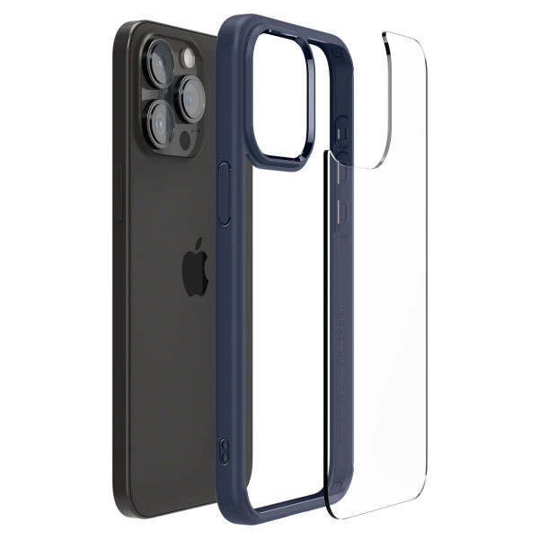 Фото - Чохол для смартфону Spigen for Apple iPhone 15 Pro Max Ultra Hybrid Navy Blue (ACS06573)