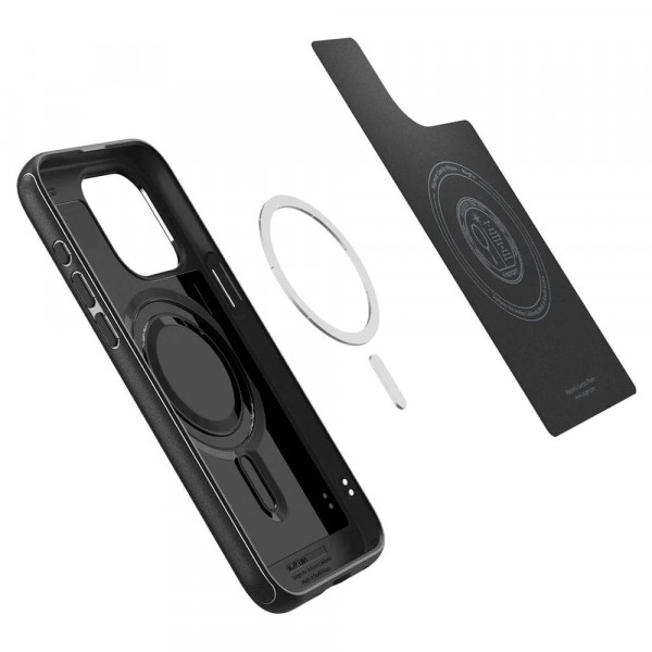 Фото - Чохол для смартфону Spigen for Apple iPhone 15 Pro Max Mag Armor MagFit Matte Black (ACS06597)