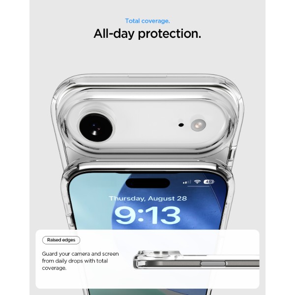 Фото - Чохол для смартфону Spigen for iPhone 17 Air, Ultra Hybrid S MagFit, Clear White (ACS09926)