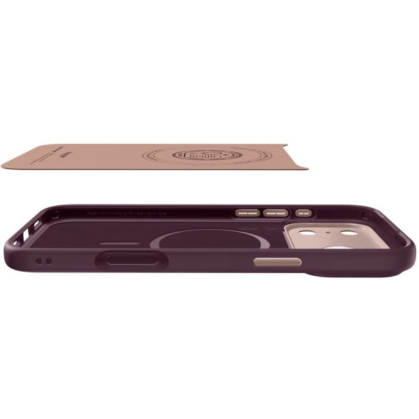 Фото - Чохол для смартфону Spigen for iPhone 17 Pro Max, Nano Pop MagFit, Burgundy Bean (ACS10261)