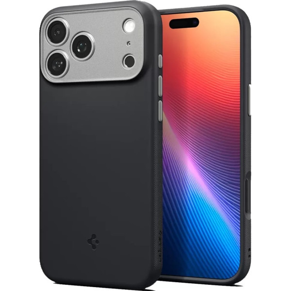 Фото - Чохол для смартфону Spigen for iPhone 17 Pro Max, Nano Pop MagFit, Black Sesame (ACS10262)