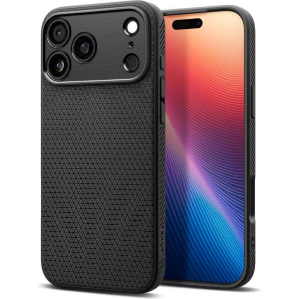 Фото - Чохол для смартфону Spigen for iPhone 17 Pro Max, Liquid Air, Matte Black (ACS10265)