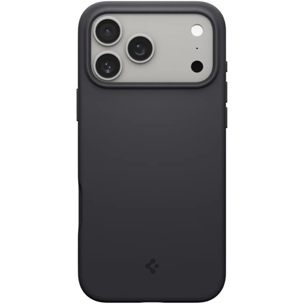 Фото - Чохол для смартфону Spigen for iPhone 17 Pro Max Silicone Fit MagFit Black (ACS10270) Фото - Чохол для смартфону Spigen for iPhone 17 Pro Max Silicone Fit MagFit Black (ACS10270)