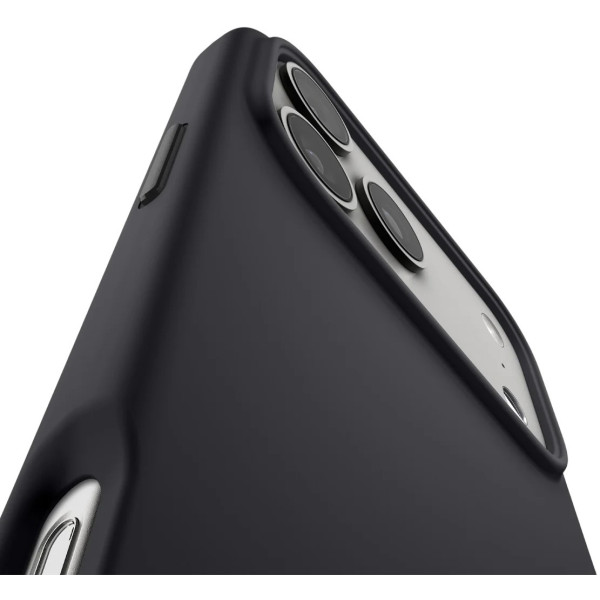Фото - Чохол для смартфону Spigen for iPhone 17 Pro Max Silicone Fit MagFit Black (ACS10270)