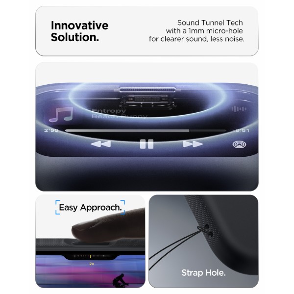 Фото - Чехол для смартфона Spigen for iPhone 17 Air, Nano Pop MagFit, Black Sesame (ACS10301)