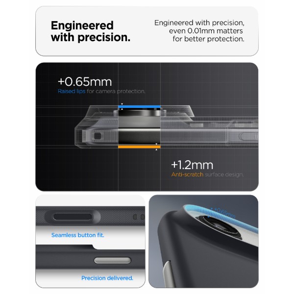 Фото - Чехол для смартфона Spigen for iPhone 17 Air, Nano Pop MagFit, Black Sesame (ACS10301)
