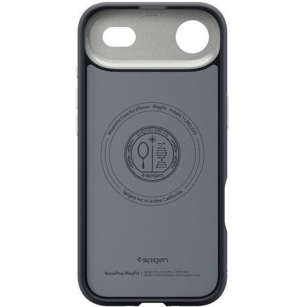 Фото - Чехол для смартфона Spigen for iPhone 17 Air, Nano Pop MagFit, Black Sesame (ACS10301)