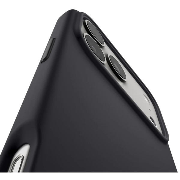 Фото - Чохол для смартфону Spigen for iPhone 17 Pro Silicone Fit MagFit Black (ACS10335)