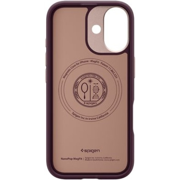 Фото - Чохол для смартфону Spigen for iPhone 17, Nano Pop MagFit, Burgundy Bean (ACS10365)