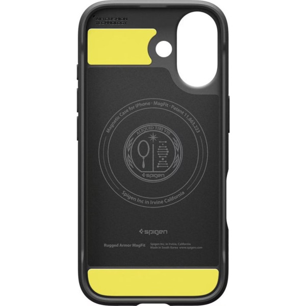 Фото - Чохол для смартфону Spigen for iPhone 17, Rugged Armor MagFit, Matte Black (ACS10367)