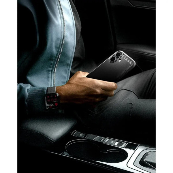 Фото - Чохол для смартфону Spigen for iPhone 17, Rugged Armor MagFit, Matte Black (ACS10367)