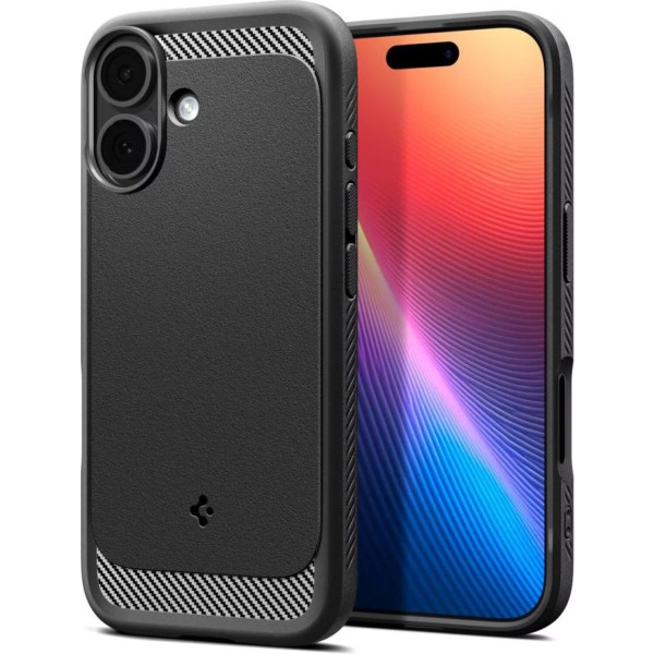 Фото - Чохол для смартфону Spigen for iPhone 17, Rugged Armor MagFit, Matte Black (ACS10367)