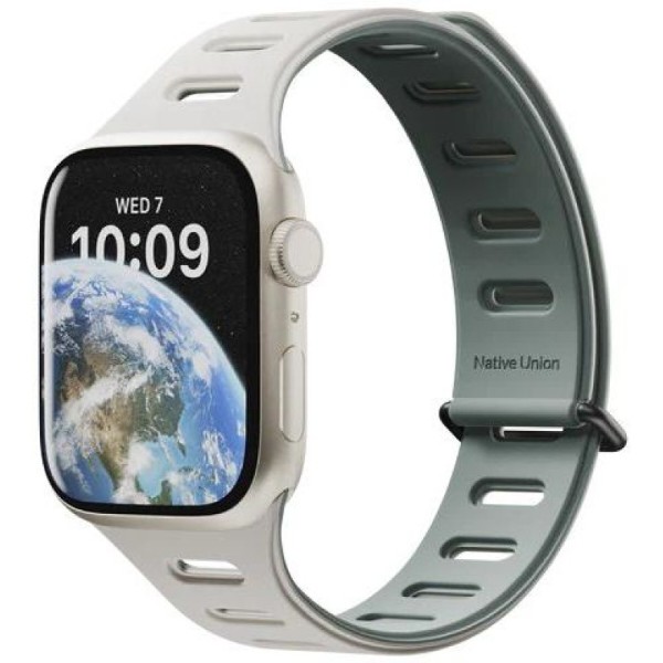 Фото - Ремешок для смарт-часов Native Union Active Magnetic Band Slate Green for Apple Watch 49/45/44mm (ACTBAND-AW-L-GRNS)