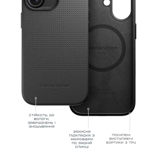 Фото - Чехол для смартфона Native Union Active Case Black for iPhone 17 Pro Max (ACTCSE-BLK-NP25PM)