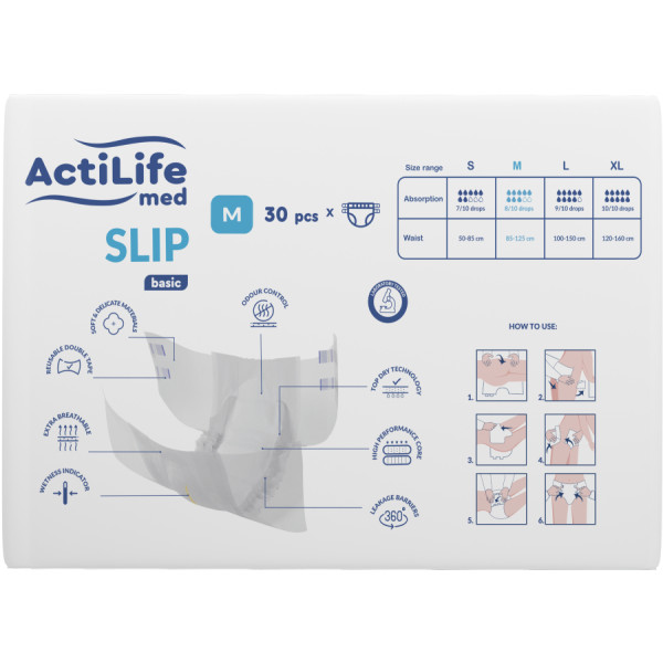 Фото - Подгузники для взрослых Actilife med Basic M, 30 шт. (981679)
