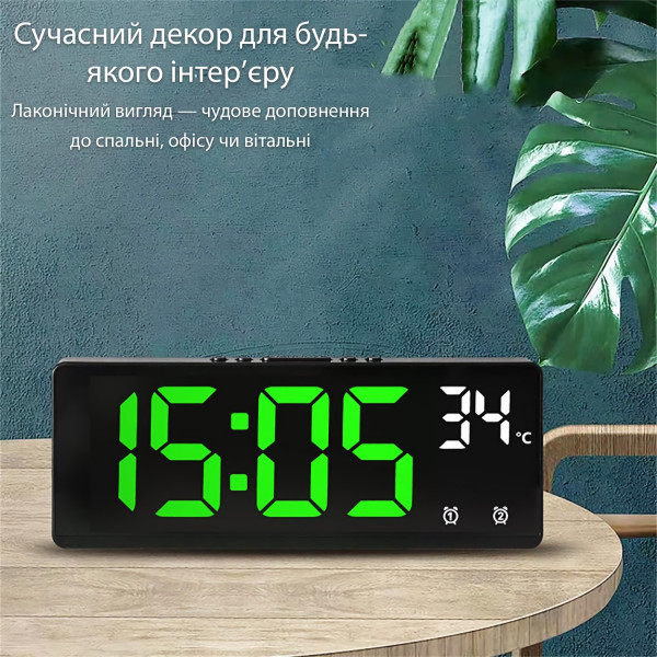 Фото - Настільний годинник Action Black (6631)