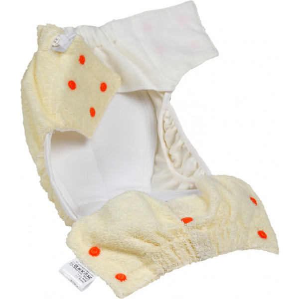 Фото - Підгузок багаторазовий ЕКО ПУПС Active Classic 7-13 (72-80), з вкладишем Abso Maxi (Жовтий) (ТП2ВК4-3ж)