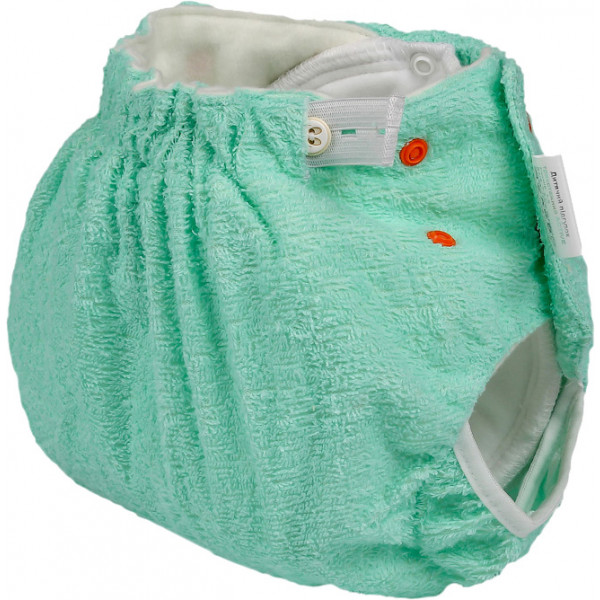 Фото - Підгузок багаторазовий ЕКО ПУПС Active Classic 12-17 (76-87), з вкладишем Abso Maxi (Зелений) (ТП2ВК4-4з)