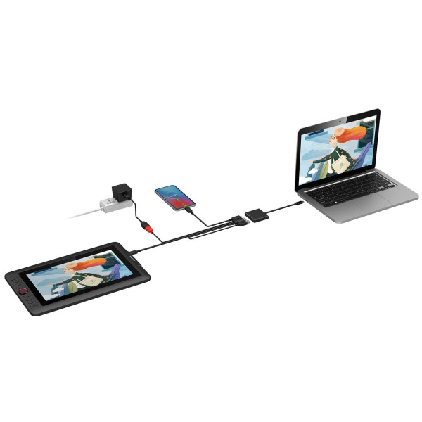 Фото - Адаптер для графического планшета XP-Pen Type-C 3-in-1 (USB+HDMI+DP)