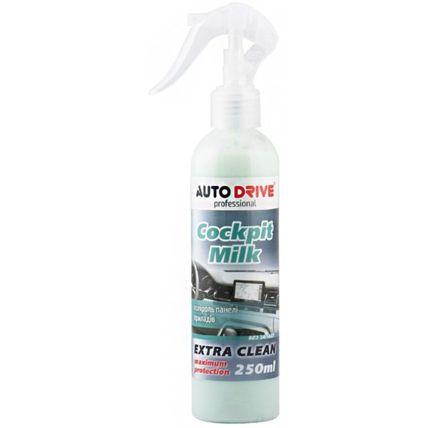 Фото - Полироль для авто Auto Drive панели приборов без запаха Cockpit Milk 250 ml (AD0018)