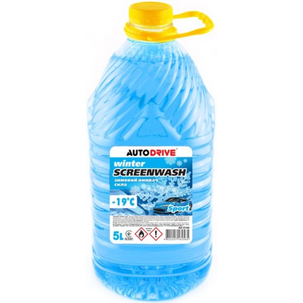 Фото - Омивач скла Auto Drive WINTER SCREEN WASH SPORT -19 °С ПЕТ 5 л (AD0140)