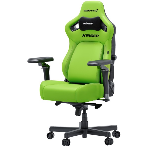 Фото - Кресло для геймеров Anda Seat Kaiser 4 V2 Size XL Cyber Green PVC (AD12YDDC-XLL-20-C-PV/C-03)