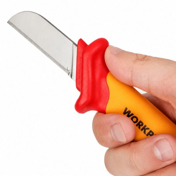 Фото - Ніж будівельний WORKPRO 50x180 мм PRO PLUS (WP344004)