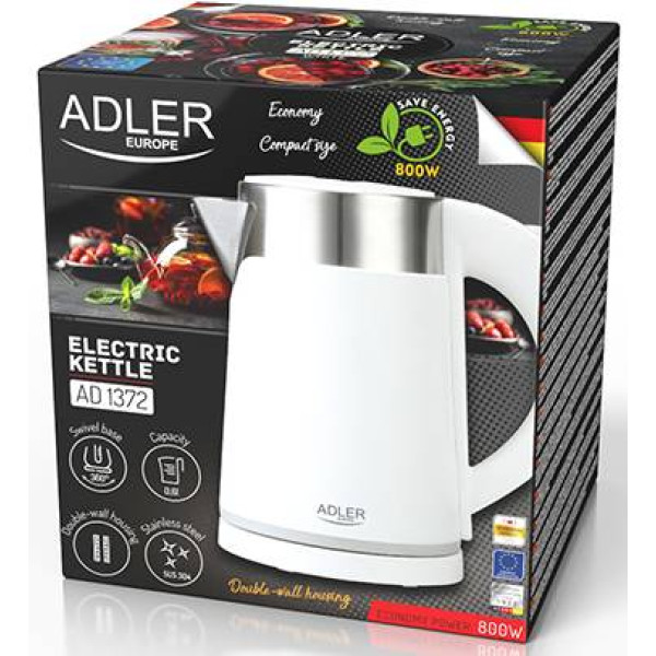 Фото - Електричний чайник Adler AD 1372 White