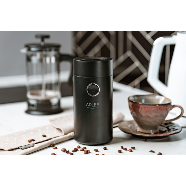 Фото - Кофемолка Adler AD 4446 Black Silver