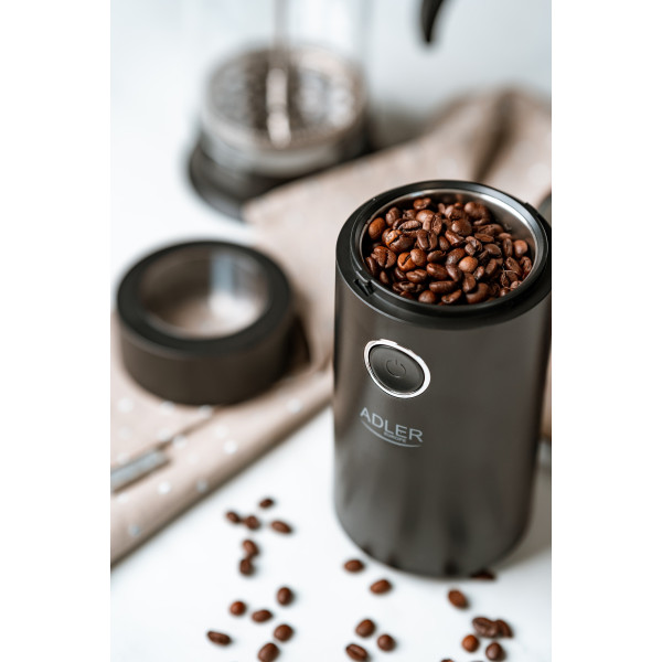 Фото - Кофемолка Adler AD 4446 Black Silver