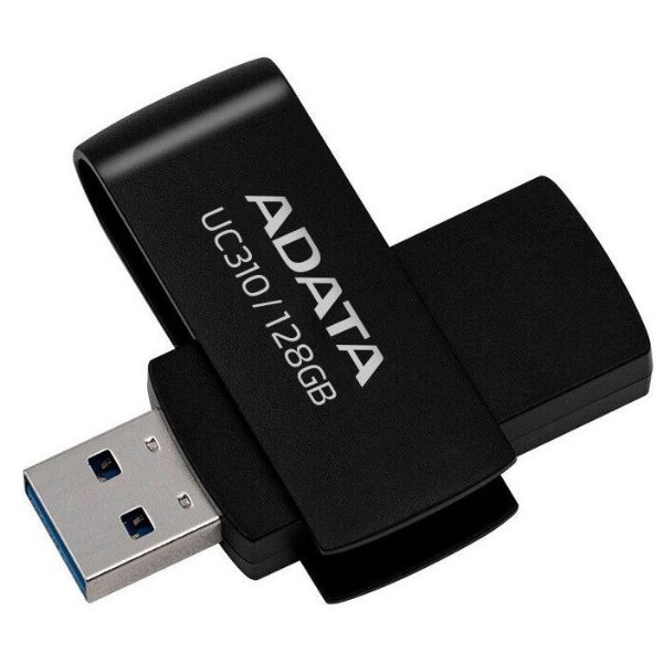 Фото - Флеш USB ADATA USB 3.2 UC310 128Gb Black (UC310-128G-RBK)