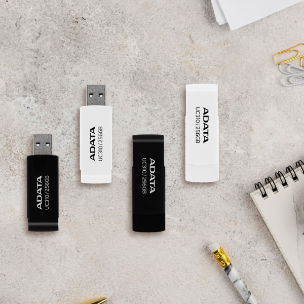 Фото - Флеш USB ADATA USB 3.2 UC310 128Gb Black (UC310-128G-RBK)