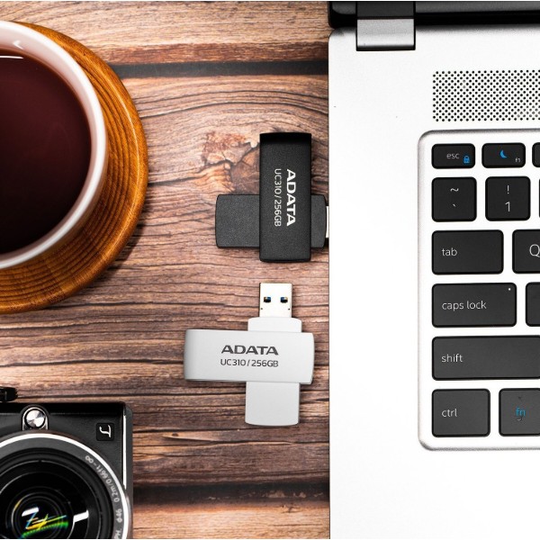 Фото - Флеш USB ADATA USB 3.2 UC310 128Gb Black (UC310-128G-RBK)