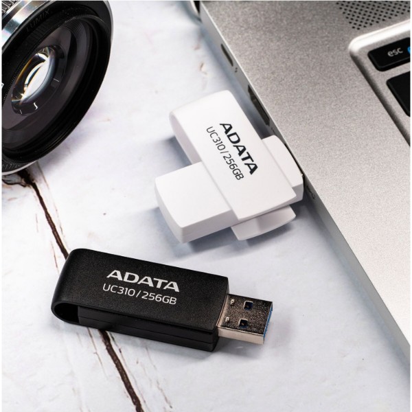 Фото - Флеш USB ADATA USB 3.2 UC310 128Gb Black (UC310-128G-RBK)