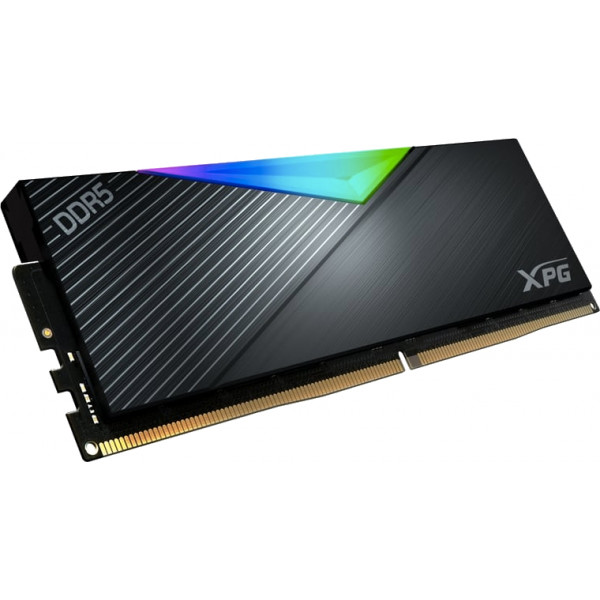 Фото - Память DDR ADATA DDR5 32GB KIT 16GBx2 5200 RGB (AX5U5200C3816G-DCLARBK)