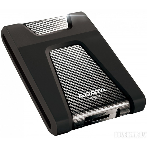 Фото - Жорсткий диск зовнішній ADATA Durable HD650 2TB USB 3.1 Black (AHD650-2TU31-CBK)
